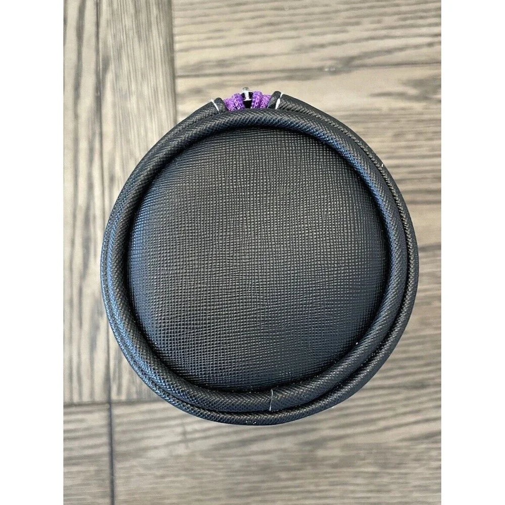 Younique Jan 2017 Kudos Zipper Makeup Bag Purple White Never Used